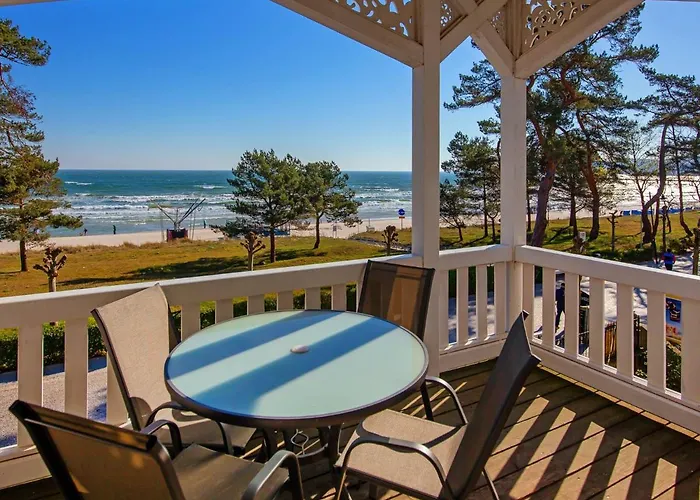 Strandvillen Binz - Appartement mit Meerblick, 1 Schlafzimmer und Balkon SV 757